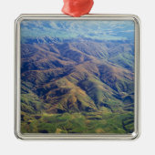 Walvisheuvels in de regio Southland in Nieuw-Zeela Metalen Ornament (Voorkant)