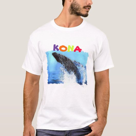 walvisjacht, Kona, Hawaii T-shirt (Voorkant)