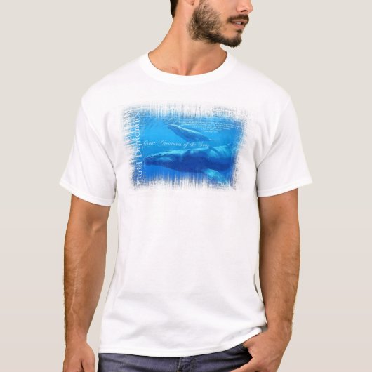 Walvisjes van Gregory Gallo T-shirt (Voorkant)