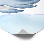 Walviskinderkamerposter Zee Dieren Kinderen Poster (Hoek)