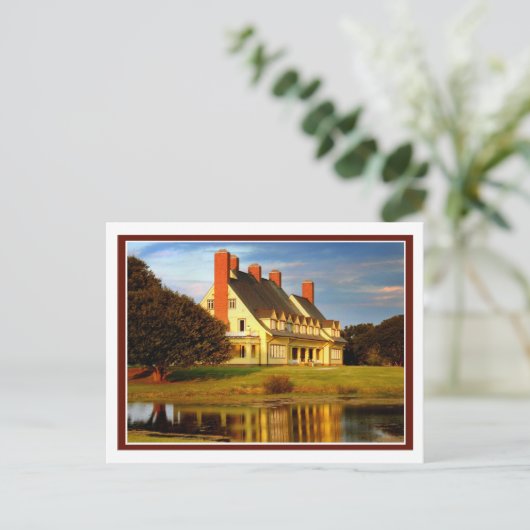 Walviskop gereflecteerd briefkaart (Staand voorkant)