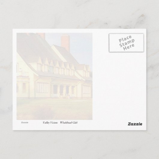 Walviskop gereflecteerd briefkaart (Achterkant)