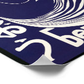 Walviskunst Onbewerkte  foto's Oude esthetiek Poster (Hoek)