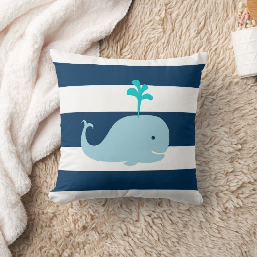 Walviskussen op de Nautische diepzeebodem in Navy  Kussen (Deken)