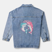 Walvisliefde: een romantisch verhaal van liefdevol denim jacket (Achterkant)