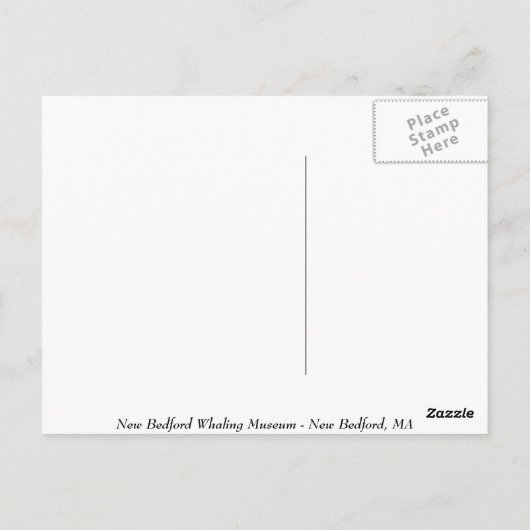 Walvismuseum Briefkaart (Achterkant)