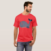 Walvismuziekjongen T-shirt (Voorkant volledig)