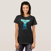 Walvisolie in Waves Orca Killer Whale Ocean Design T-shirt (Voorkant volledig)