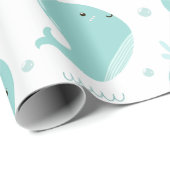 Walvispatroon onder de zee cadeaupapier (Rol Hoek)