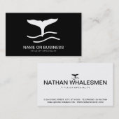 walvispictogram visitekaartje (Voorkant / Achterkant)