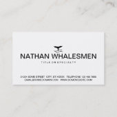 walvispictogram visitekaartje (Achterkant)