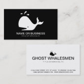 walvispictogram visitekaartje (Voorkant / Achterkant)