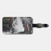 walvissen bagagelabel (Achterkant horizontaal)