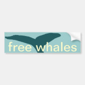 walvissen bumpersticker (Voorkant)