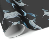 walvissen cadeaupapier (Rol Hoek)