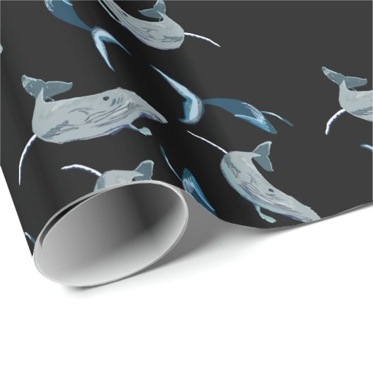 walvissen cadeaupapier (Rol Hoek)