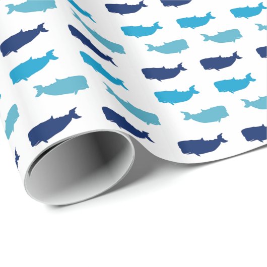 walvissen cadeaupapier (Rol Hoek)