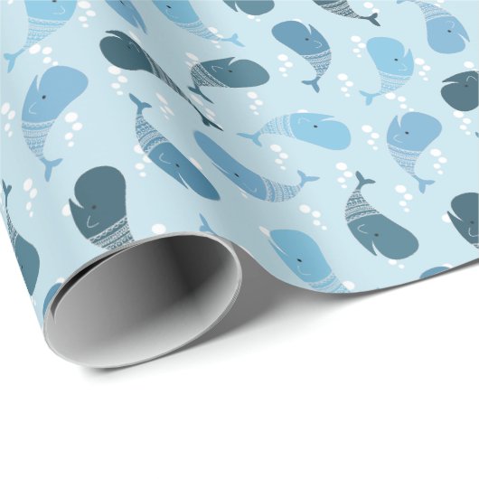 walvissen cadeaupapier (Rol Hoek)