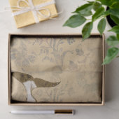 walvissen en Abstracte ontkoppeling van Floral Tissuepapier (Geschenk)