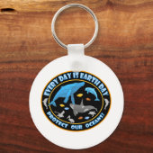 walvissen en dolfijnen sleutelhanger (Voorkant)