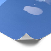 Walvissen en megalodon onderwater - 3D rendering Poster (Hoek)