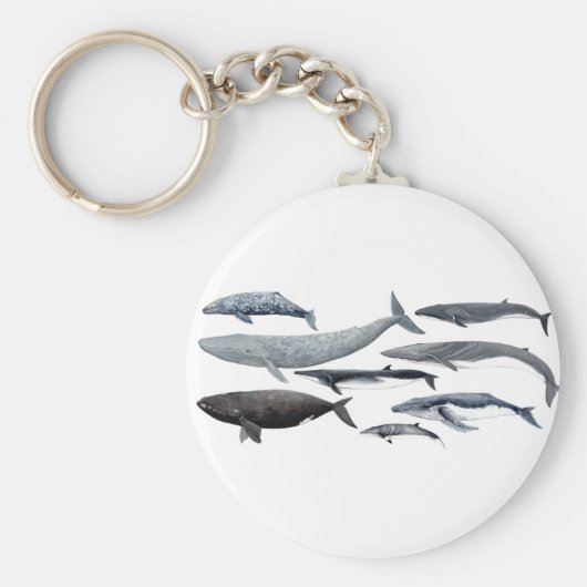 Walvissen en walvissen sleutelhanger (Voorkant)