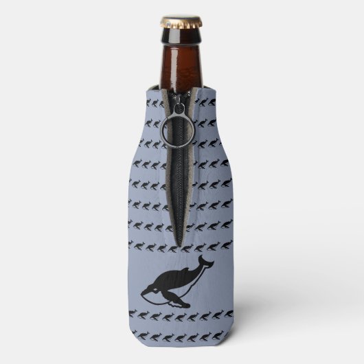 walvissen flesjeskoeler (Fles Achterkant)