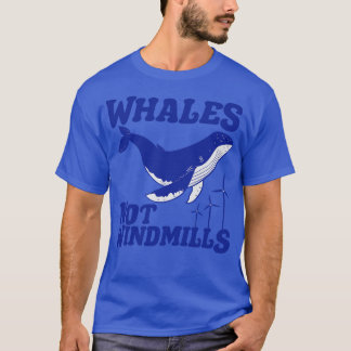 Walvissen geen windmolens t-shirt