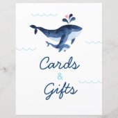 Walvissen in autische staat onder Zee, Kaarten en  (Voorkant)