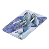 Walvissen in Star River Magneet (Linkerzijde)