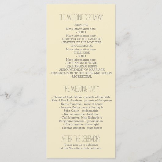 Walvissen koppelen romantische nautische huwelijks programmakaart (Achterkant)