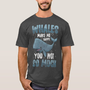 Walvissen Levend Wezen Dierbescherming Maritiem vr T-shirt