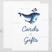 Walvissen Nautilus Onder Zee Kaarten en Cadeaus (Voorkant / Achterkant)