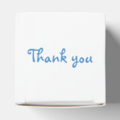 Walvissen onder het Zee Baby shower Favor Box Bedankdoosjes (Bovenkant)