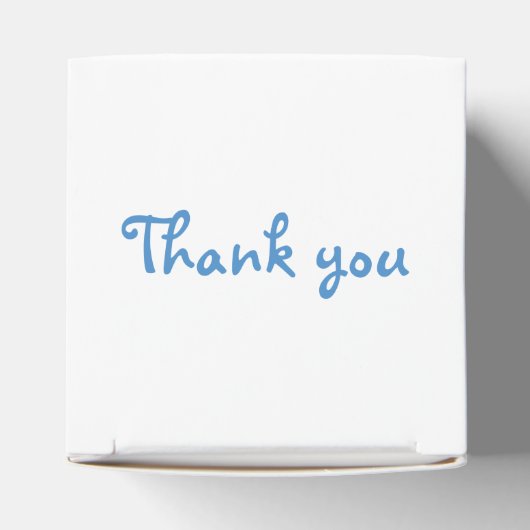 Walvissen onder het Zee Baby shower Favor Box Bedankdoosjes (Bovenkant)