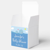 Walvissen onder het Zee Baby shower Favor Box Bedankdoosjes (Geopend)