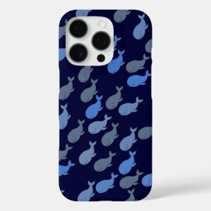walvissen op blauw iPhone 16 pro hoesje