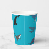 Walvissen Papieren Bekers (Rechts)