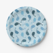 walvissen papieren bordje (Voorkant)