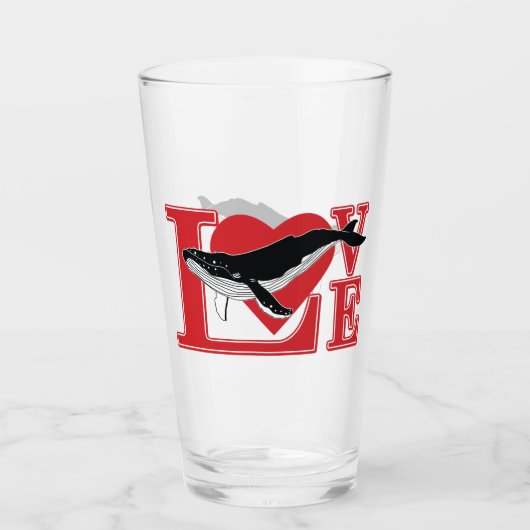 Walvissen, sparen de walvissen glas (Voorkant)