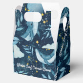 Walvissen Surf Kosmische golven Blauw Constellatie Bedankdoosjes (Geopend)