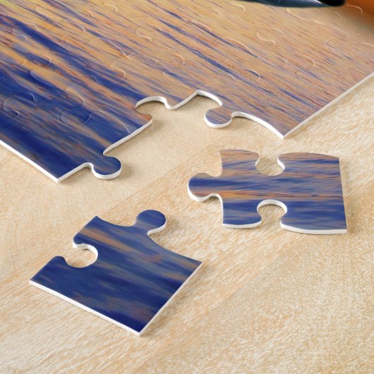 Walvissen tegen zonsondergang legpuzzel (Zijkant)