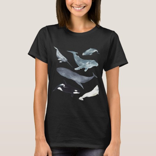 Walvissen van de wereld t-shirt (Voorkant)
