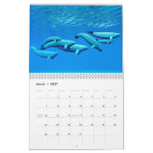 Walvissen van de World Calendar Kalender (Mar 2027)