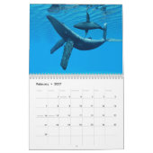 Walvissen van de World Calendar Kalender (Feb 2027)