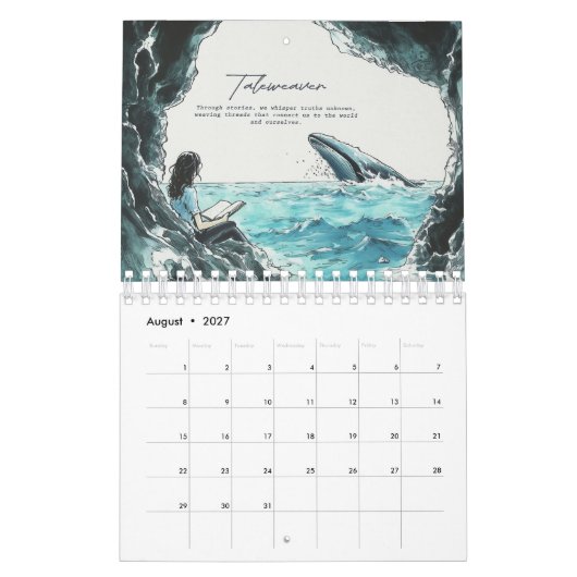 Walvissen van Wonder 2025 Kalender (Aug 2027)