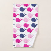 Walvissen, walvispatronen, Zeeen Bad Handdoek (Handdoek)