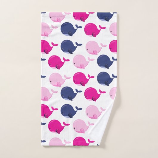 Walvissen, walvispatronen, Zeeen Bad Handdoek (Handdoek)