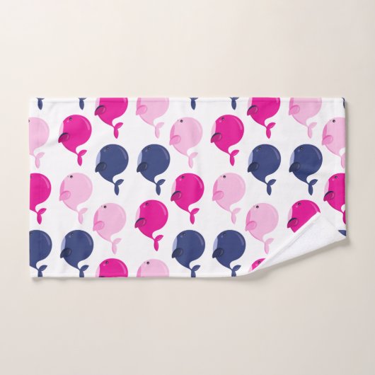 Walvissen, walvispatronen, Zeeen Bad Handdoek (Handdoek)