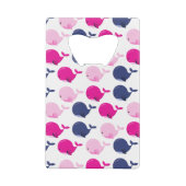 Walvissen, walvispatronen, Zeeen Creditkaart Flessenopener (Achterkant)